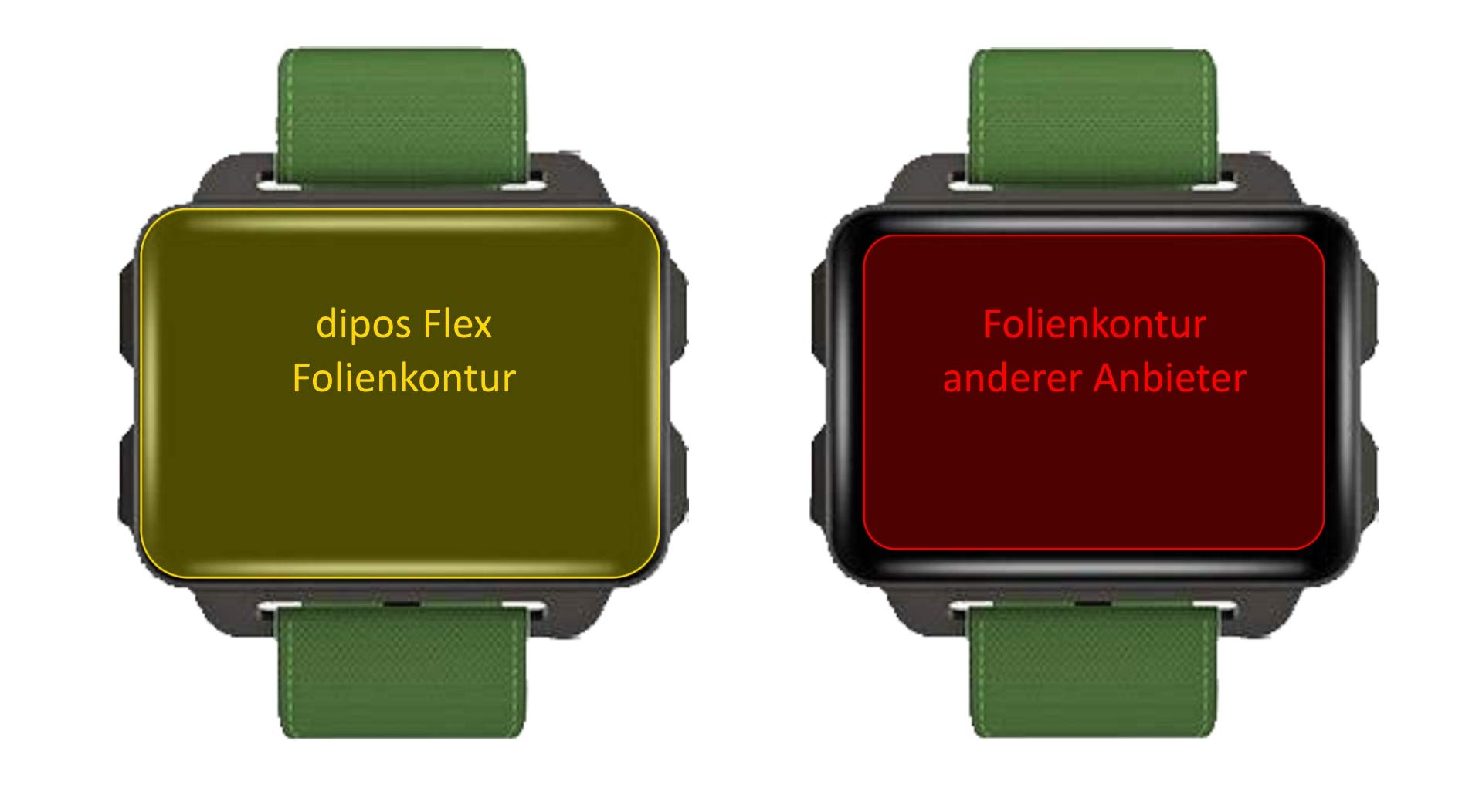 6x Pellicola Protettiva per LEMFO LEM4 Smartwatch Protezione Schermo