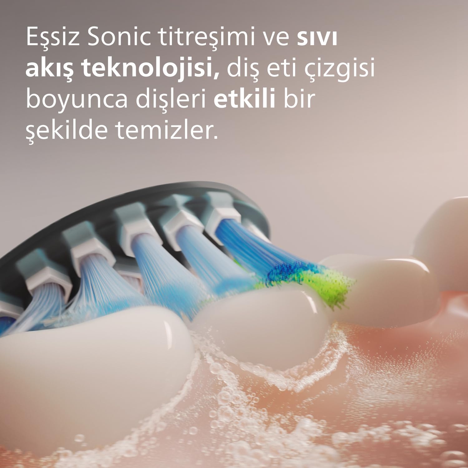 Philips Sonicare Premium Plaque Defence Yedek Başlık, 10 Kat Daha Fazla Plak Temizliği, Yumuşak Fırça Başlığı, 2’li Paket, Siyah, HX9042/88