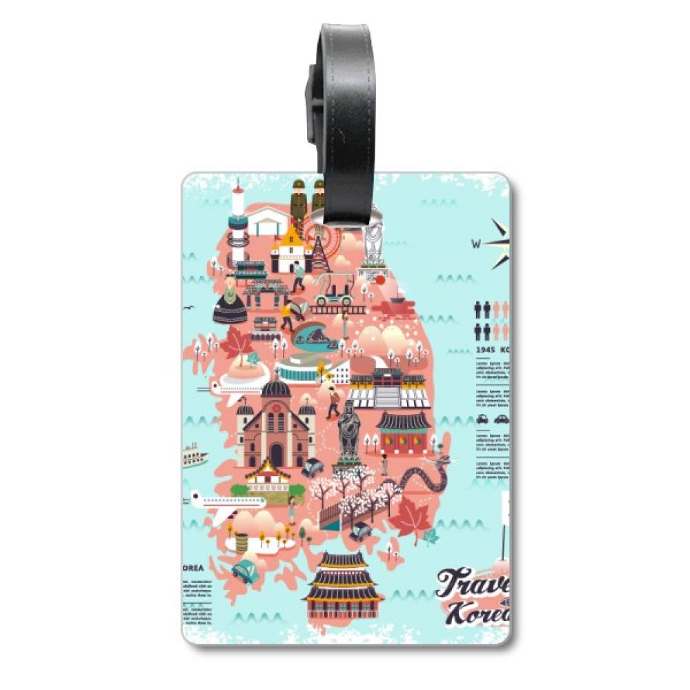 Étiquette de valise de la Corée bagage cabine et accessoire - 5