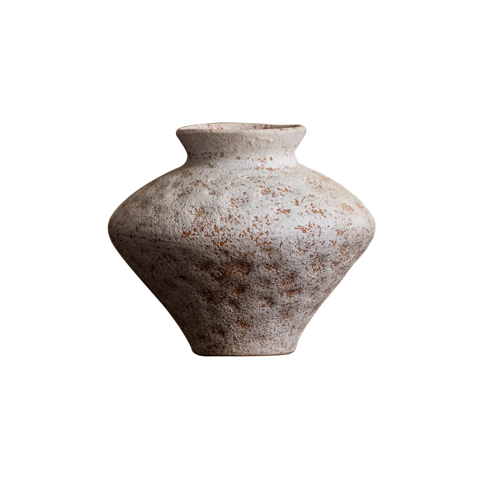 Nzzkoides A Countertop Rt Ceramic Vases, Vintage Dried Flower Vases, Ornaments For Living Room, Bedroom, Entrance Hall, Shelf, Hotel, Various Styles(Size:22 * 22 * 20Cm,Color:a)