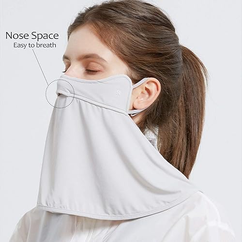 Miniatura 3 de UPF 50+ Unisex Transpirable Enfriamiento Mascarilla Protección Solar UV Cinta para el Cuello Bufanda para Actividades al Aire Libre de Verano