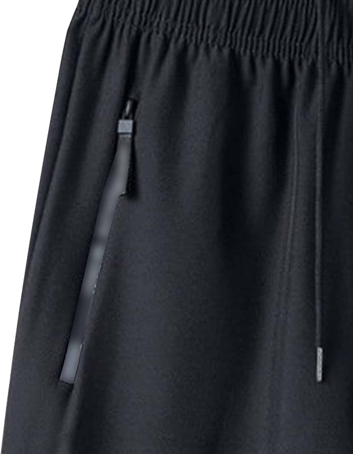 DGHM-JLMY Men Drawstring Elastic Waist Summer Casual Shorts Stretch Athletic Gym Straight Shorts Athletic Hiking Short Pocket