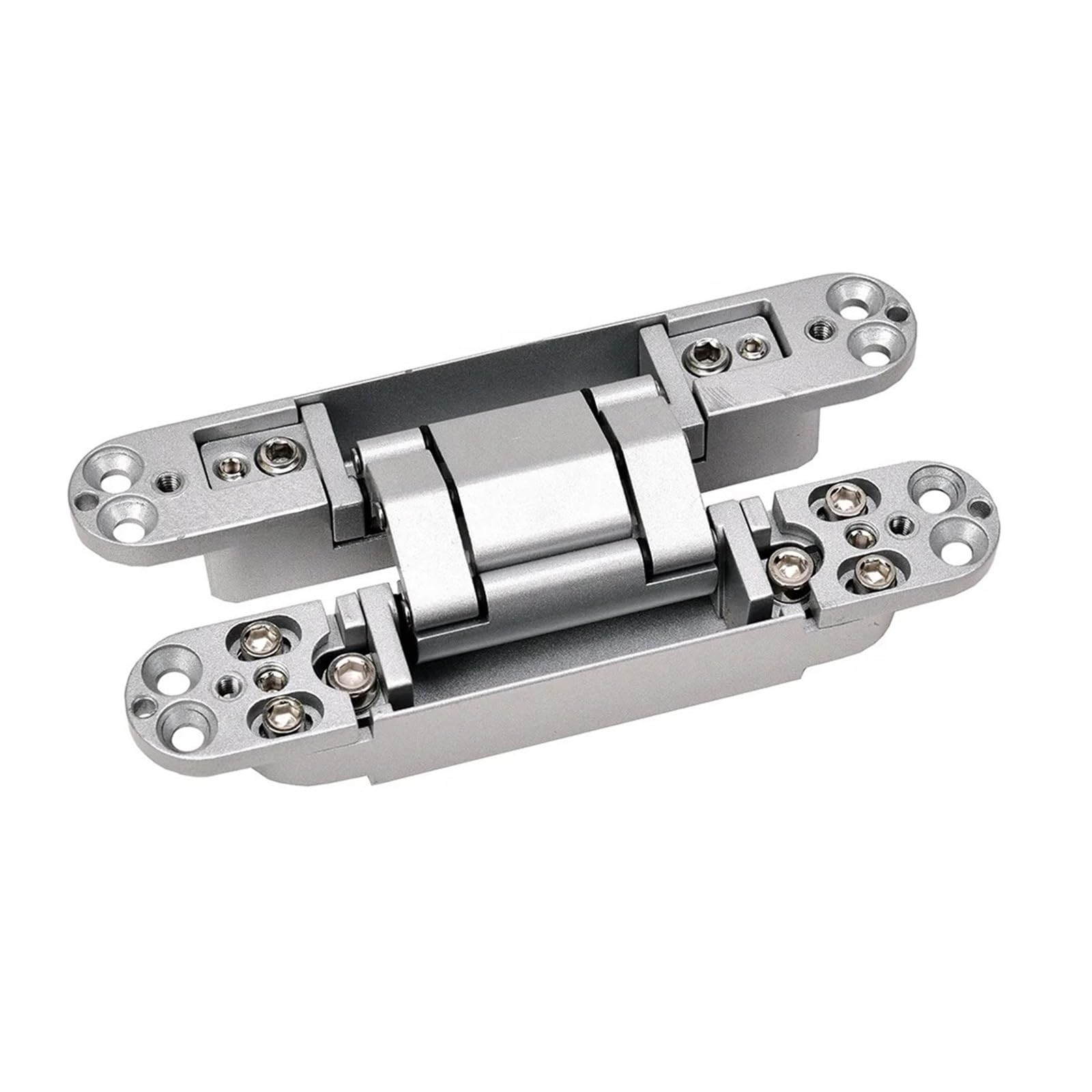 CXFCIHFT 1pcs Casement Gate Wooden Door Hidden Hinge Adjustable 180 Degree Opening Invisible Door Hinge(1)