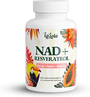 Cellular Energy & Anti-Aging Support for Women – Resveratrol + Quercetin – Mitochondrial Support, Vitality & Metabolism Booster – Supports NAD+ Production