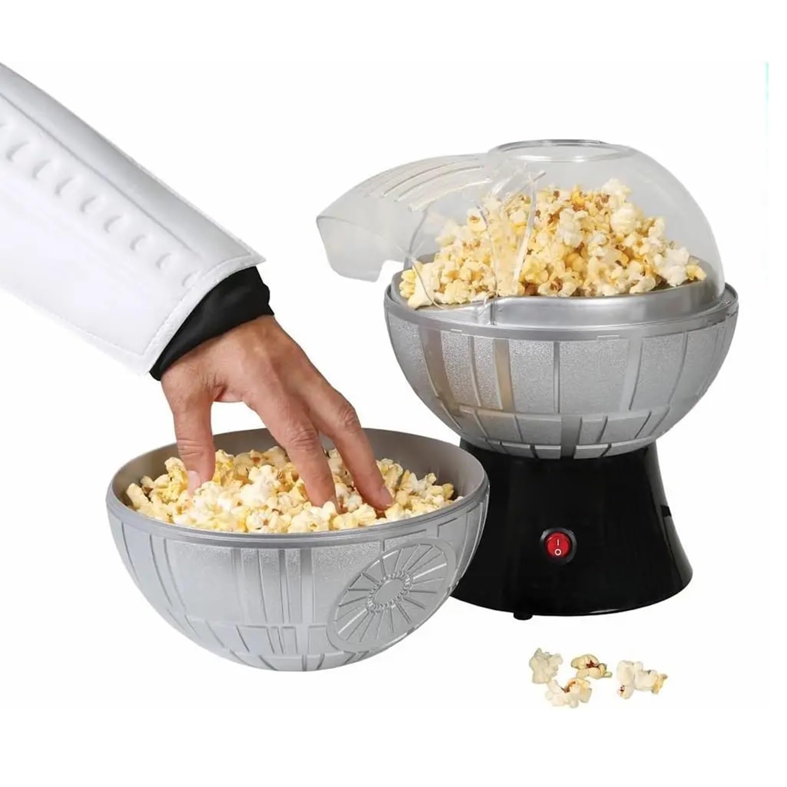 Macchina per popcorn Macchina for popcorn ad aria calda con ciotola rimovibile