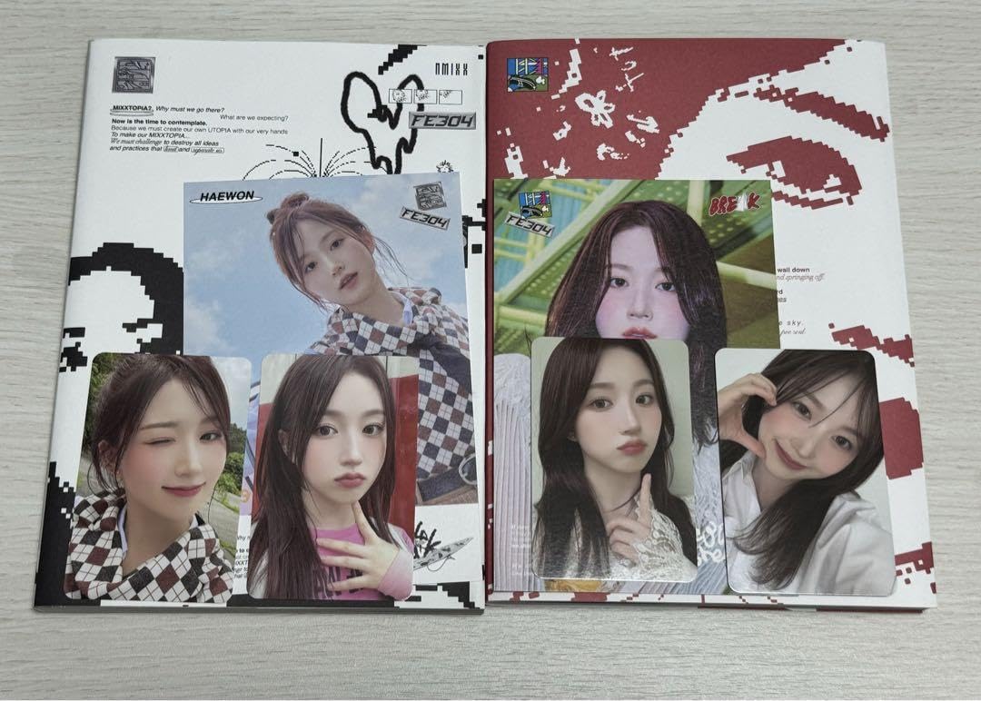 Amazon.co.jp: NMIXX 2nd EP Fe3O4：BREAK へウォンセット : おもちゃ