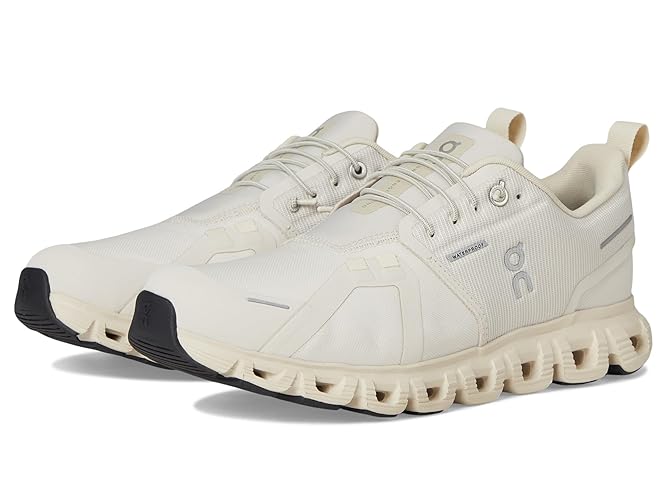 On Women's Cloud 6 Waterproof Sneakers - 8.5 - Pearl/Cream