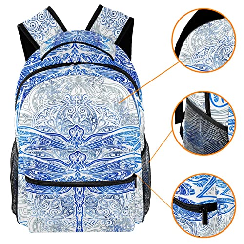 Mochila universitaria Libélula con compartimentos amplios y costuras reforzadas 3