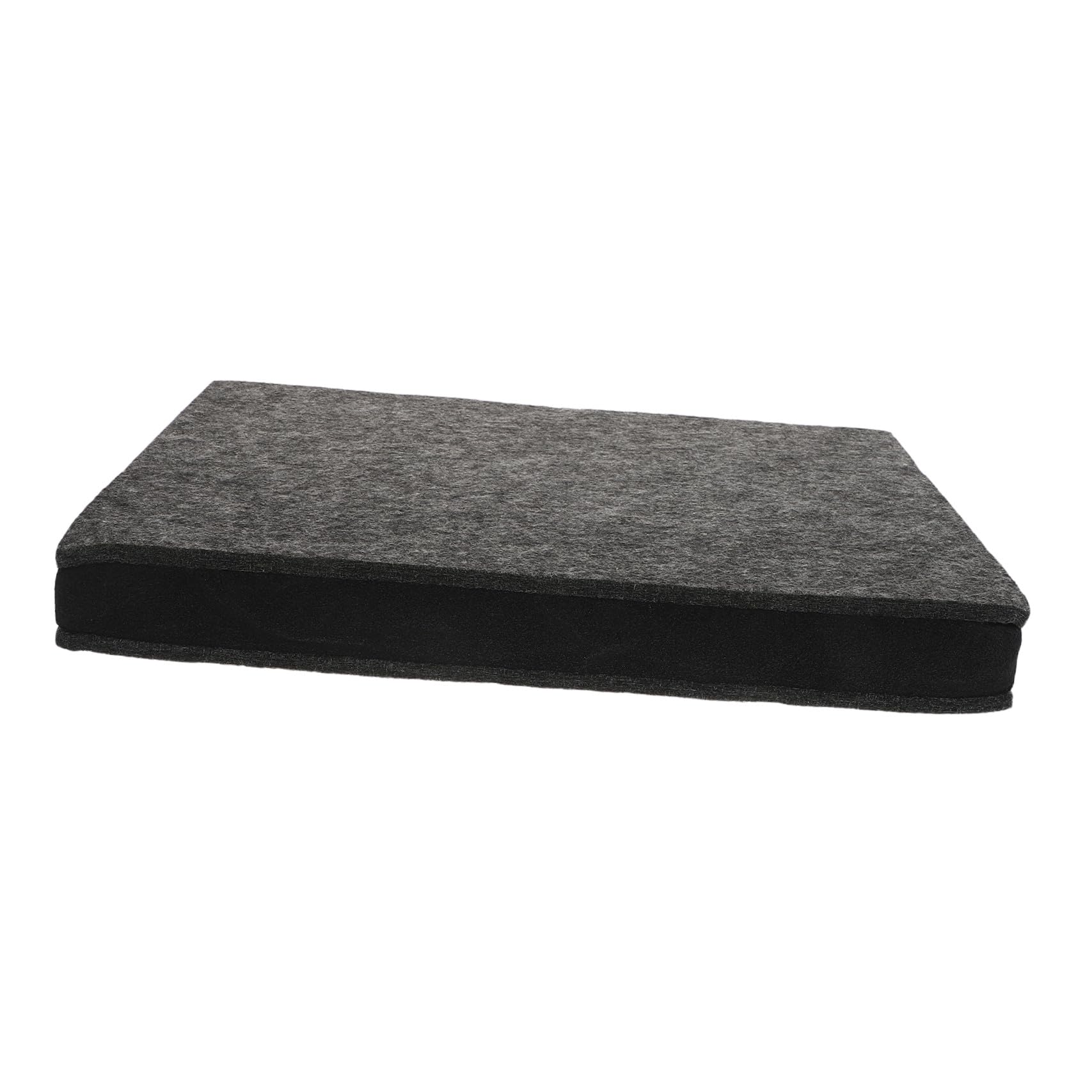 Vaguelly Almohadilla de Aislamiento para Altavoces y Subwoofer 30X40X5,2 CM, Base Antivibración en Poliéster Gris Oscuro, Diseñada para Mejorar la Calidad de Sonido en Habitaciones y Salas