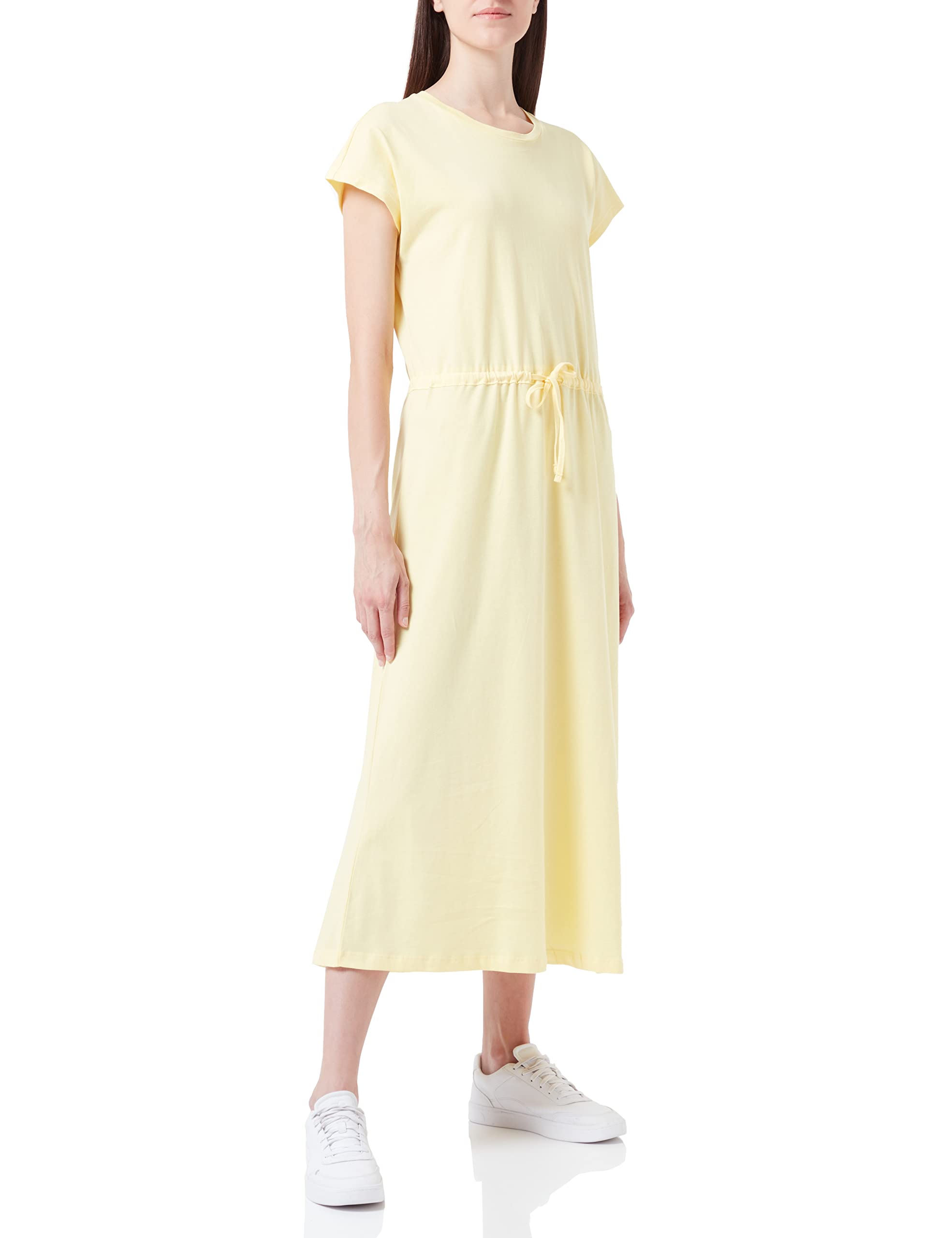 ONLY Women's ONLMAY S/S MIDI Dress JRS Dress, Lemon Meringue, XS