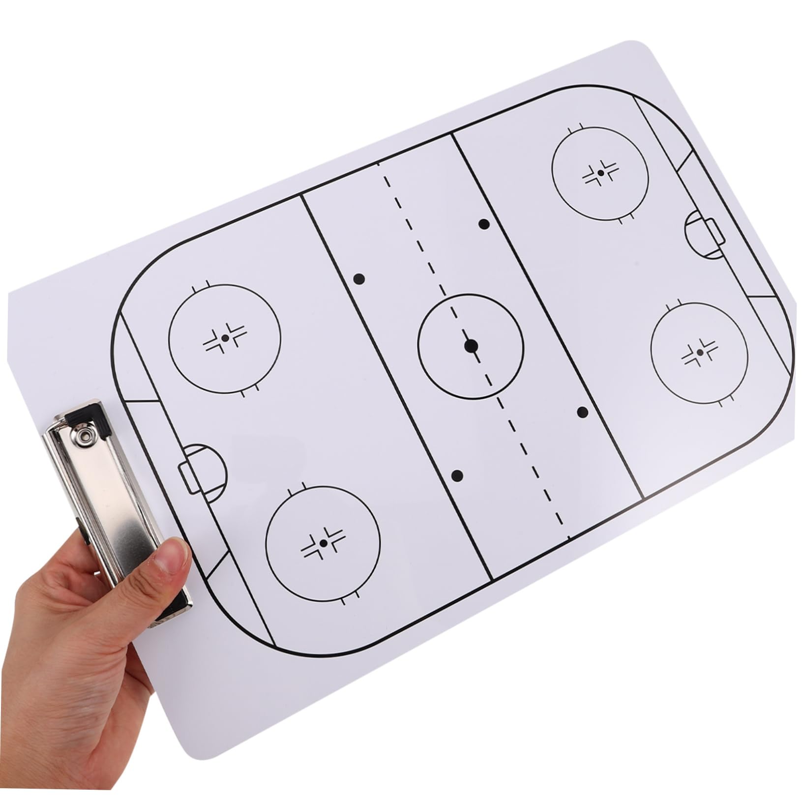 Toddmomy Pizarra Blanca De Hockey para Entrenadores, Tablero Táctico Borrado En Seco, Superficie Duradera, Portátil y Ligera, Herramienta De Estrategia para Hockey sobre Hielo y Deportes De Equipo