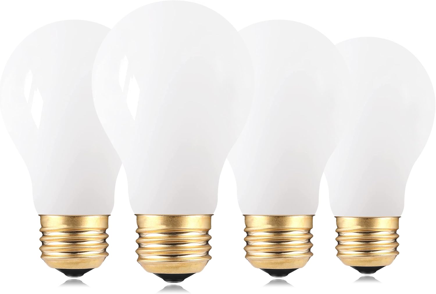 40W Equivalent Milky T10 LED Bulb, Deep Frosted Dimmable T30 Invisible Filament Edison Light Bulb, Soft Warm 2700K, 4 Watt E26 Standard Base Tubular LED Bulbs for Chandelier Piano Cabinet Lamp, 3 Pack