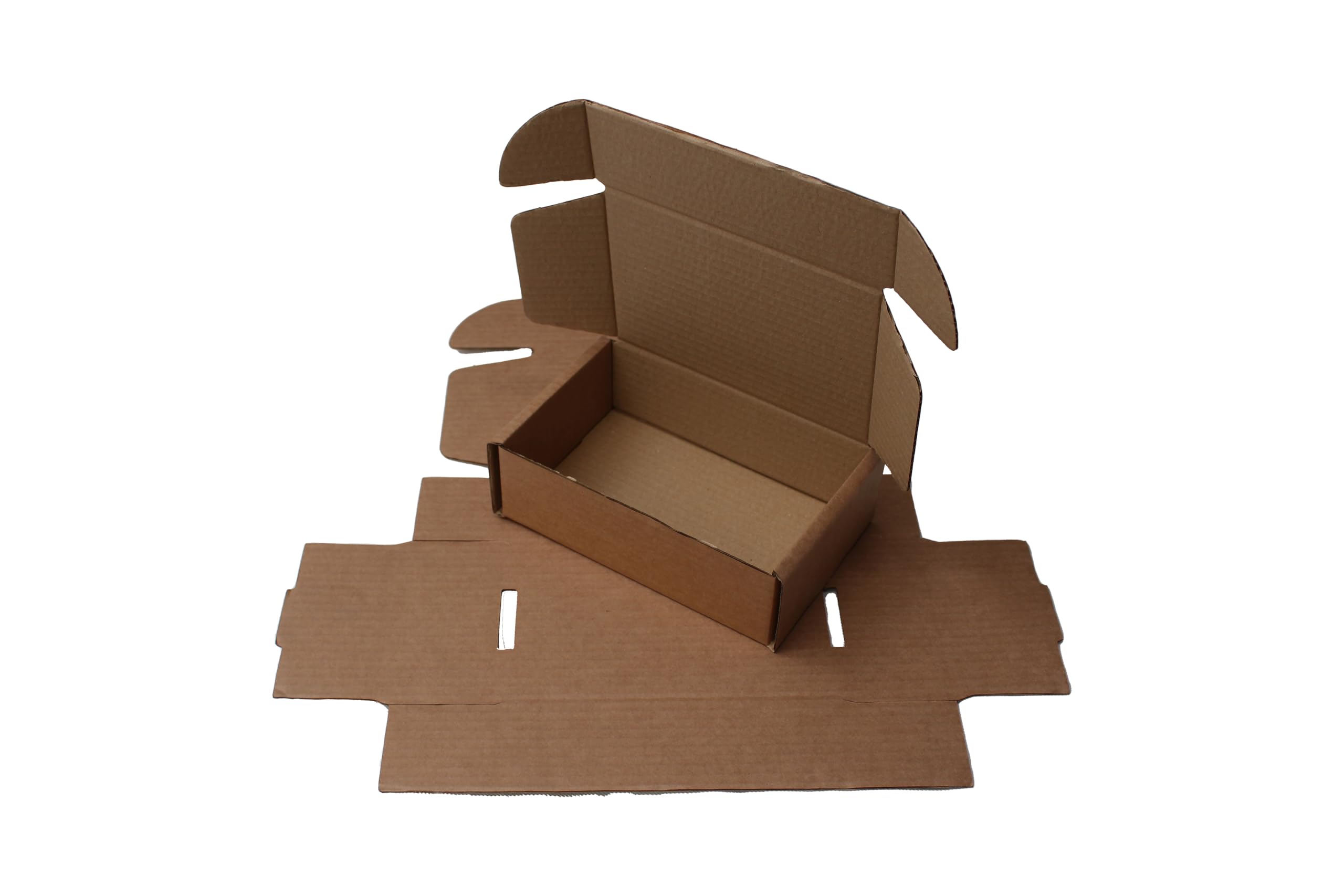 TPBK23 Postal Box 185x125x60mm 7.3x4.9x2.4" Trojan Brown Kraft Small Parcel Postal Packing Mailing Boxes Eco Friendly FSC Certified Biodegradable and Recyclable - Sold in Packs of 25