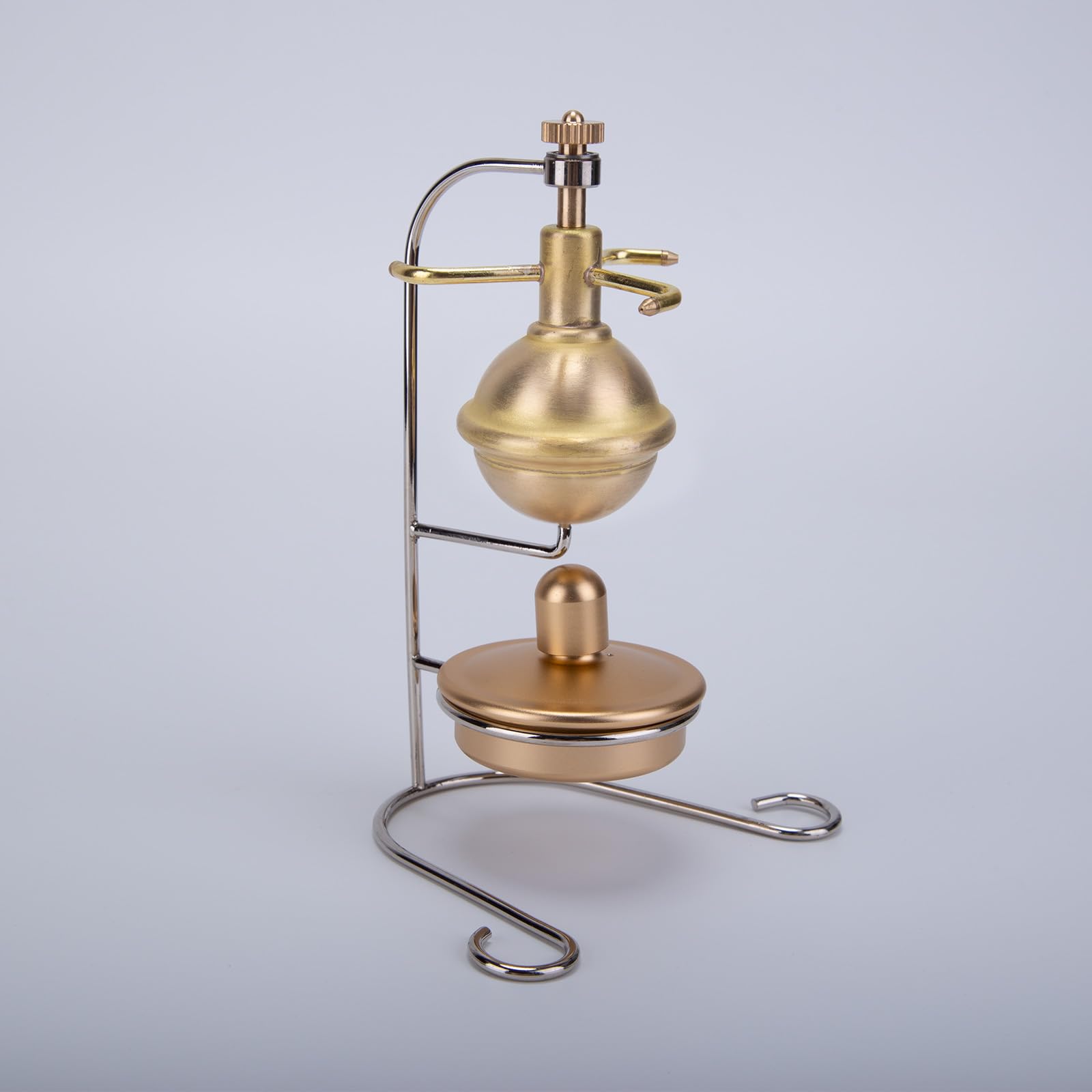 ENGINEMECH Mini máquina de vapor modelo de cobre puro construcción vertical modelo de aprendizaje científico creativo juego decorativo y regalo ideal para aficionados y coleccionistas de tecnología