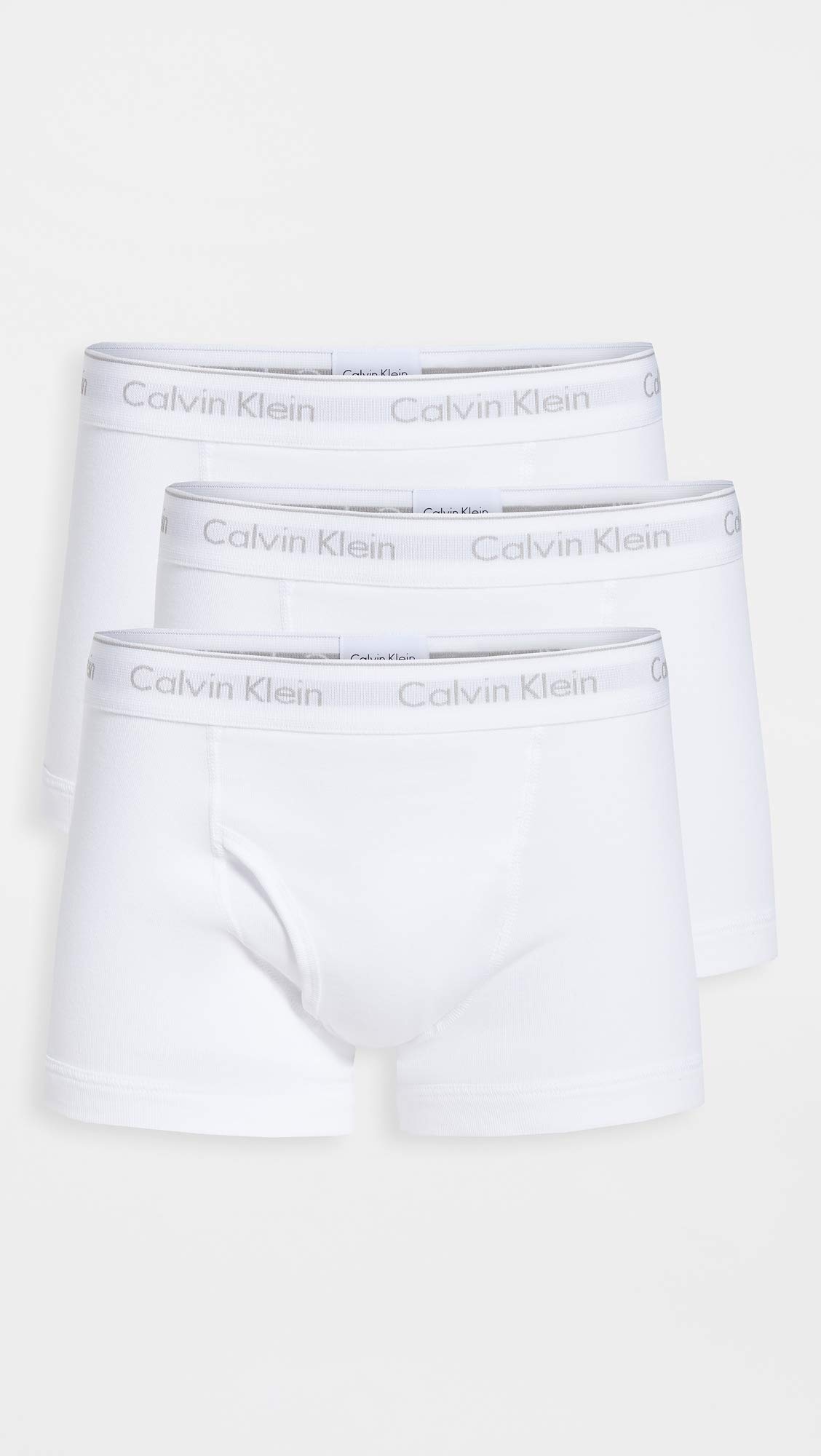 Calvin Klein Herren Unterwäsche Cotton Classics Multipack Trunks Badehose (3er Pack)