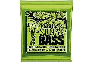 Ernie Ball Regular Slinky Nickel Wound Bass Guitar Strings