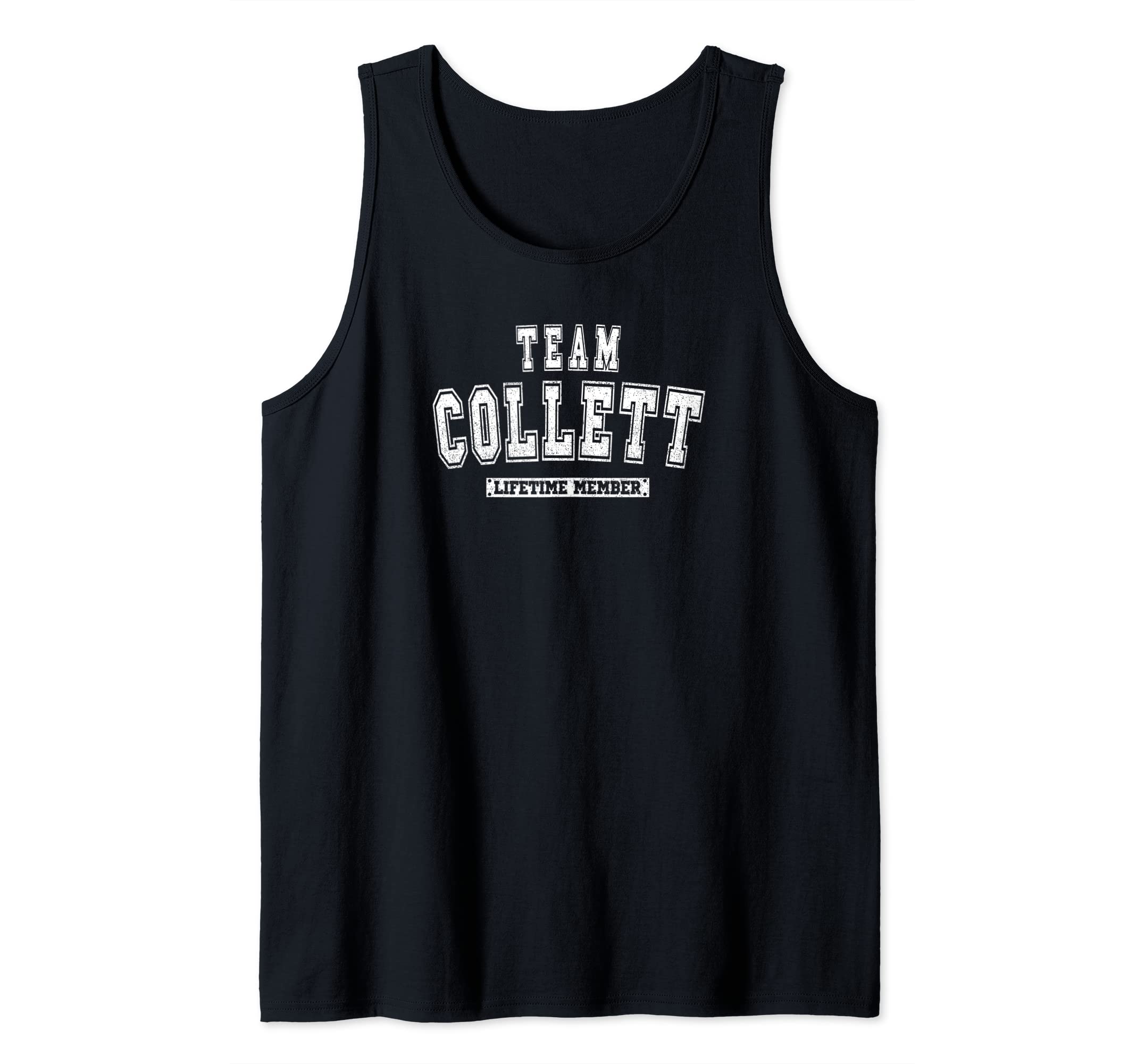 Team COLLETT Lifetime Member Family Last Name Tank Top