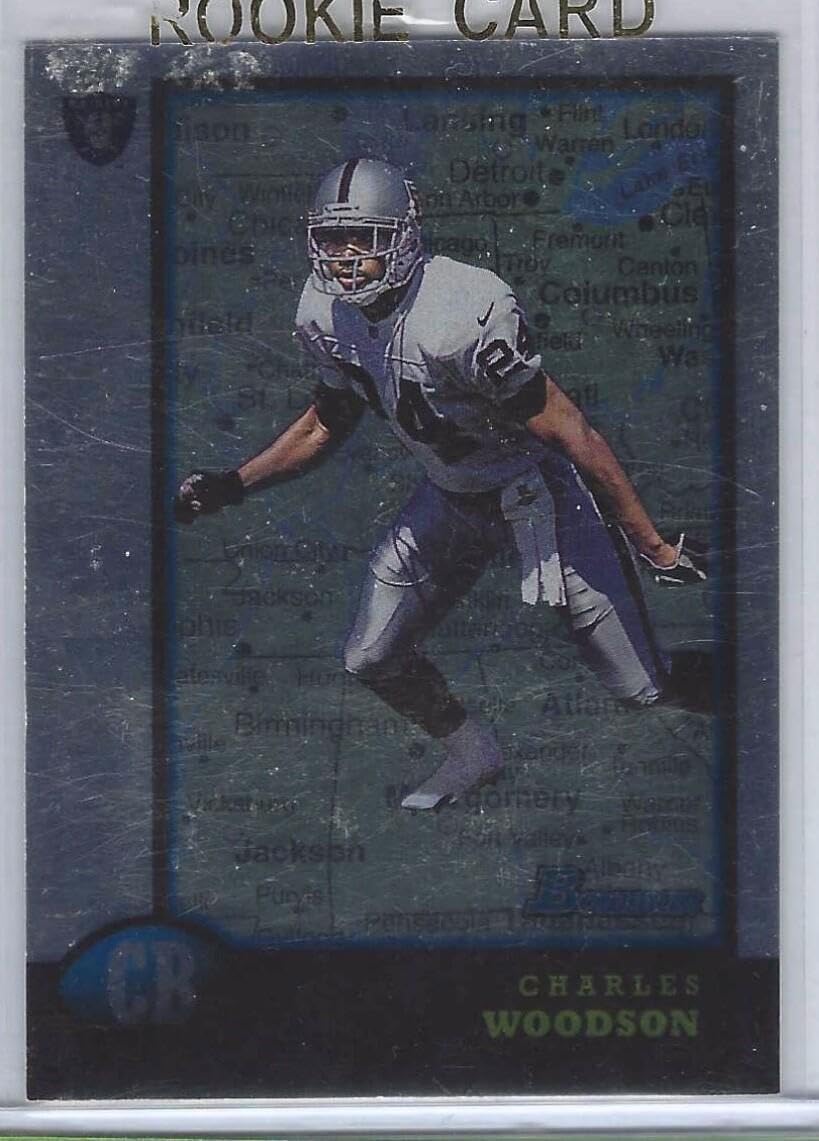 Charles Woodson 1998 Bowman Interstate Rookie Rc #181 - Football Cards
