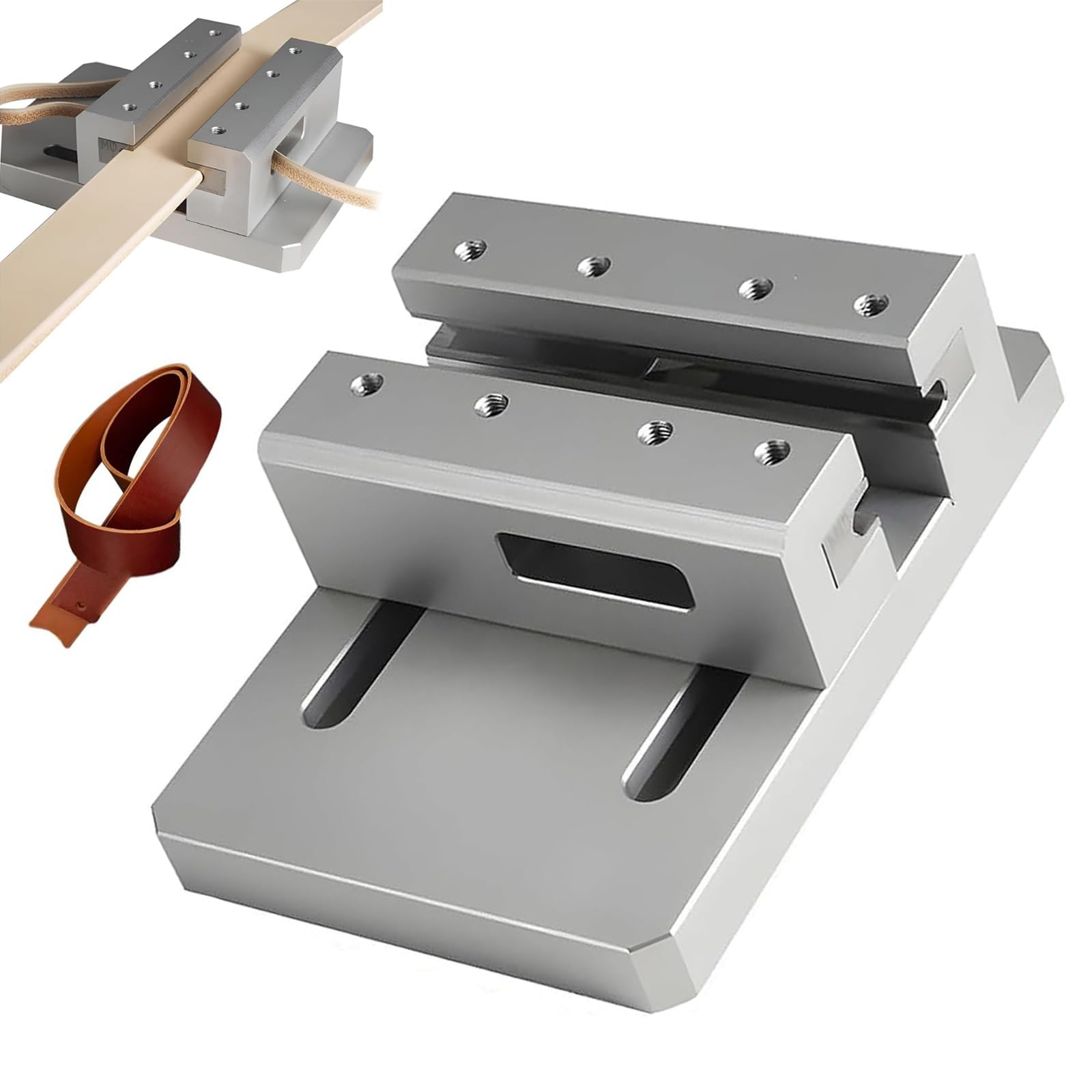 Cortador de cuero manual con ancho ajustable para bricolaje y recorte de bordes