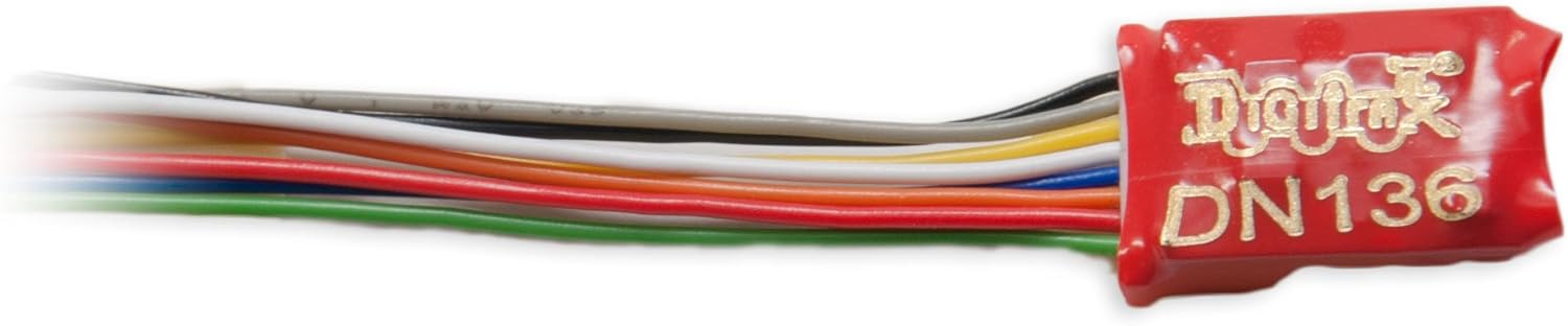 Digitrax Inc. N DCC Decoder Series 6Economy Wired 3-Function1A DGTDN136D Power Supplies