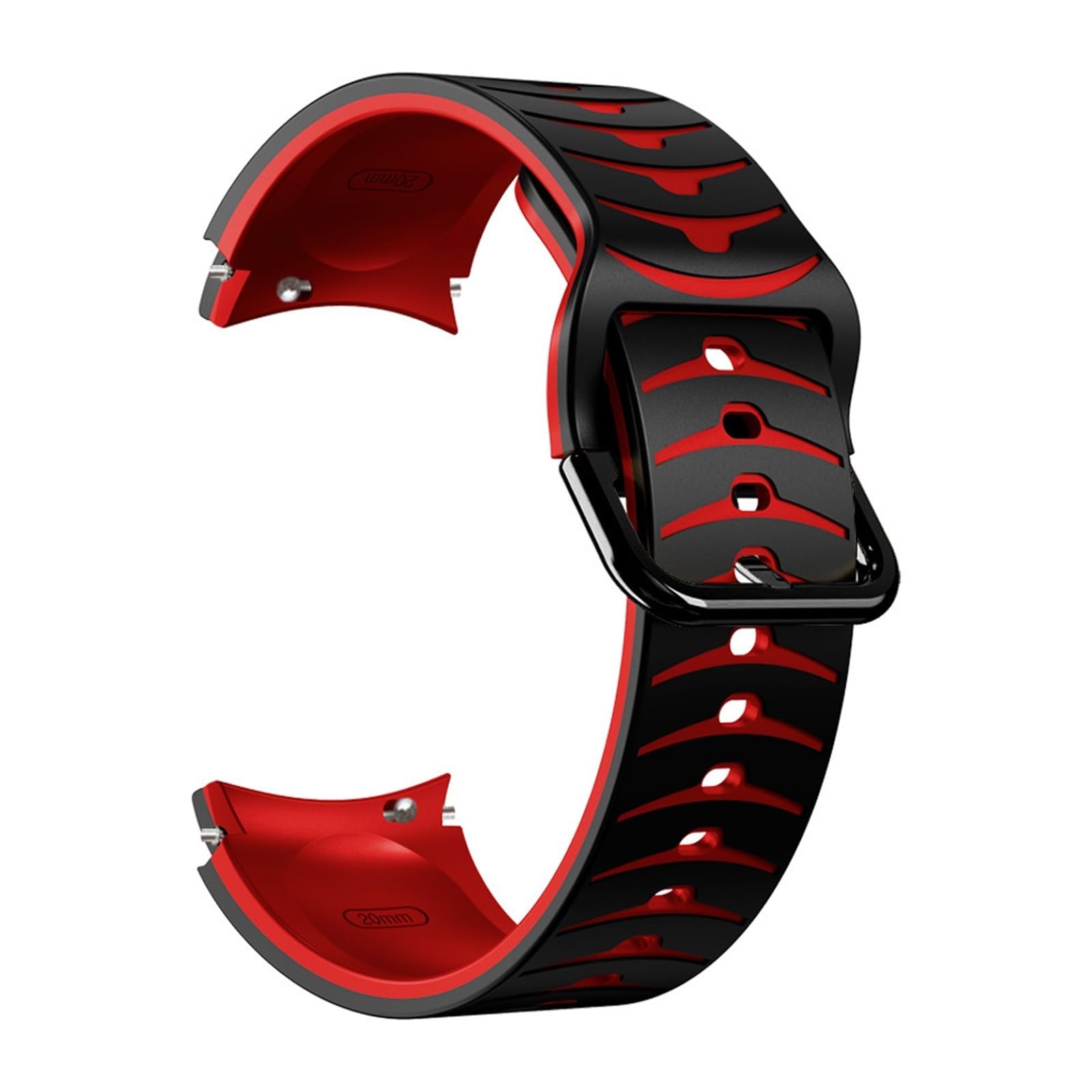 Correa de silicona transpirable para Samsung Watch 6 que resiste el sudor diario 8