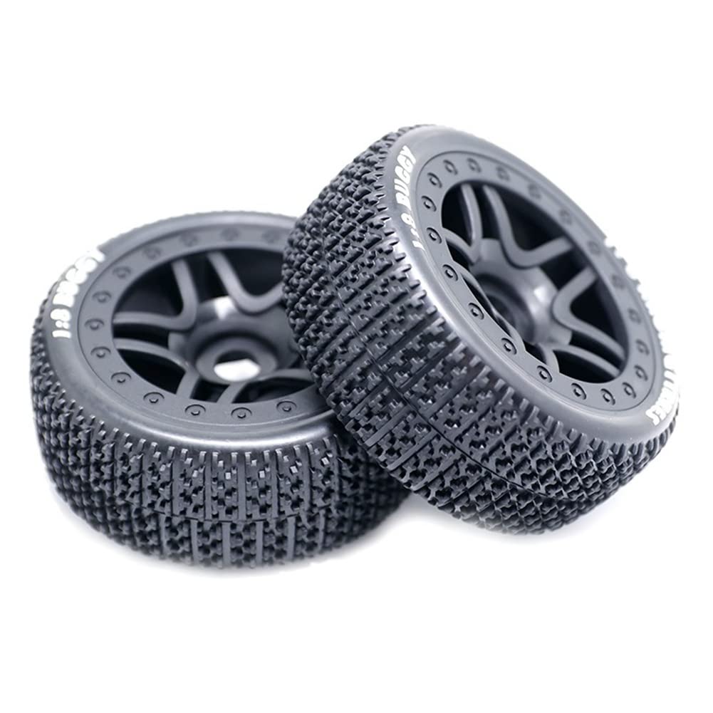 MAKIVI RC Offroad Reifen 1/8 - 17mm Sechskant Für ARRMA, Redcat, Team Hobao Buggy