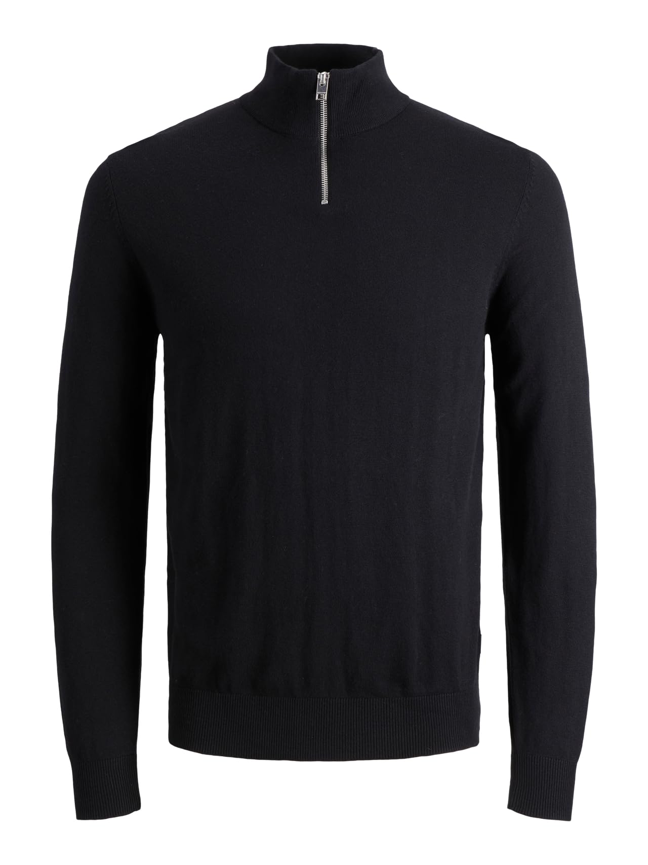 Jack & Jones Boy Quarter Zip Cardigan with Quarter Zip Junior, Black, 140