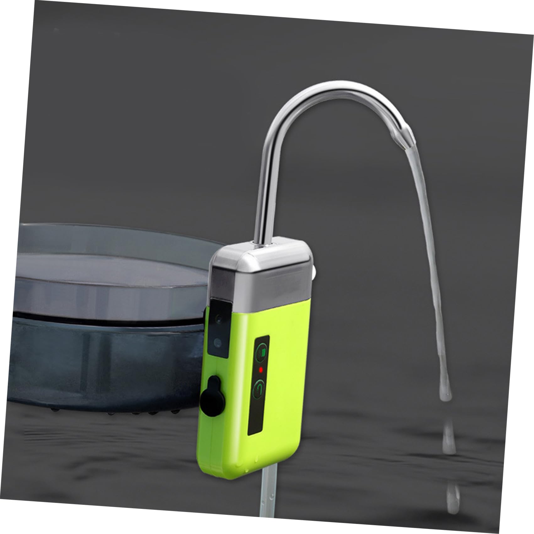 USB Wiederaufladbare Aquarium Luftpumpe 6l/min Abs 2000ma Grün | Doppelfunktion mit 1, 8m Förderhöhe, für Teich und Hydrokultur, für Innenbereich und Wildes Angeln