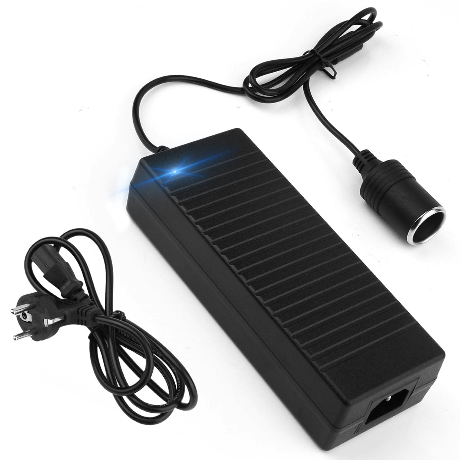Trasformatore di tensione da 240 V a 12 V 10 A, adattatore di alimentazione per auto, 12 V, 10 A, adattatore per auto, adattatore 12 V, 10 A, 120 W, AC-DC, per scatola frigo, lampade a LED e