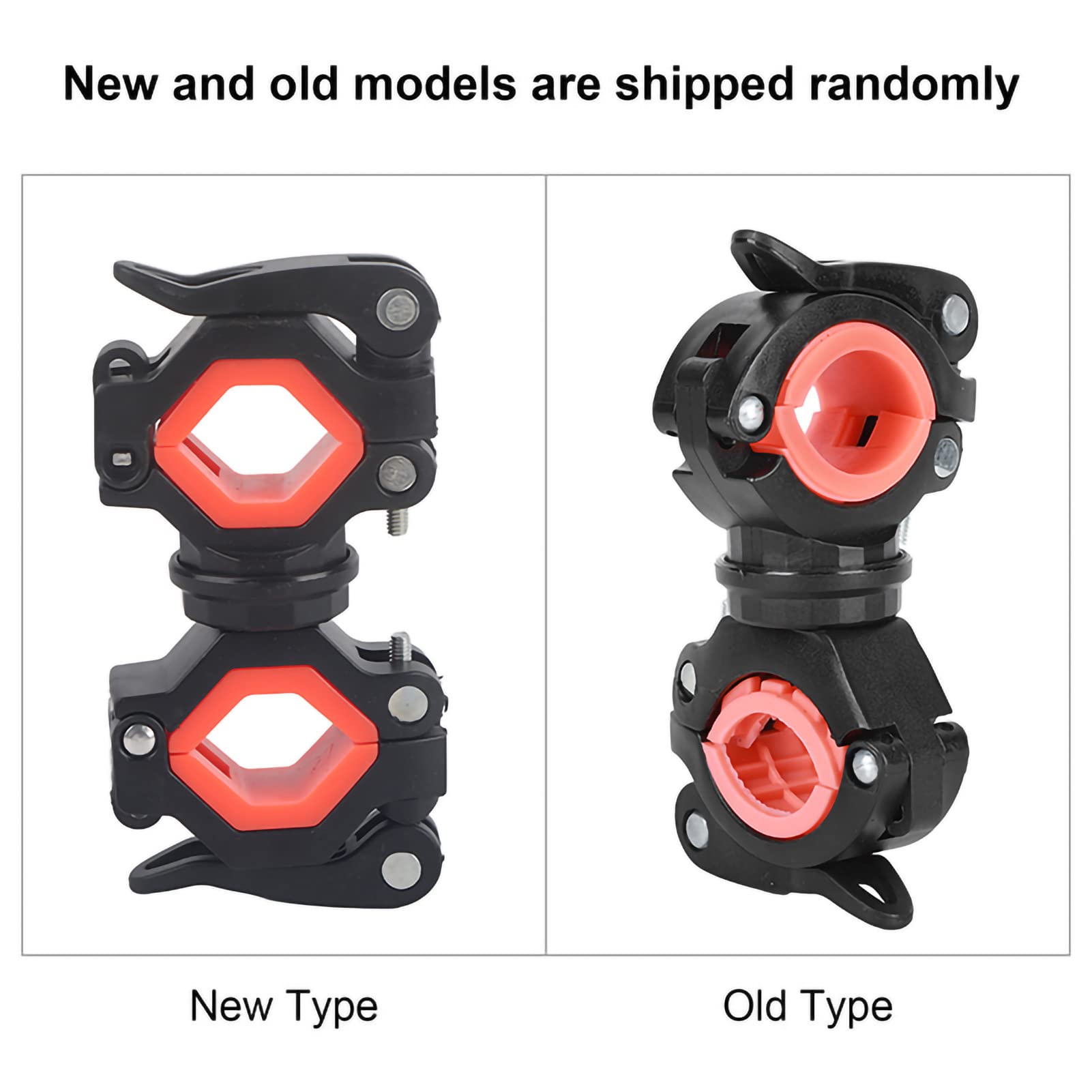 equlup Bikes Flashlight Mount, 360 Degrees Rotatable Bikes Front Light Fixed Bracket Non Slip Universal Cycling Handlebar Clamp Holder for Cycling Equipment ?