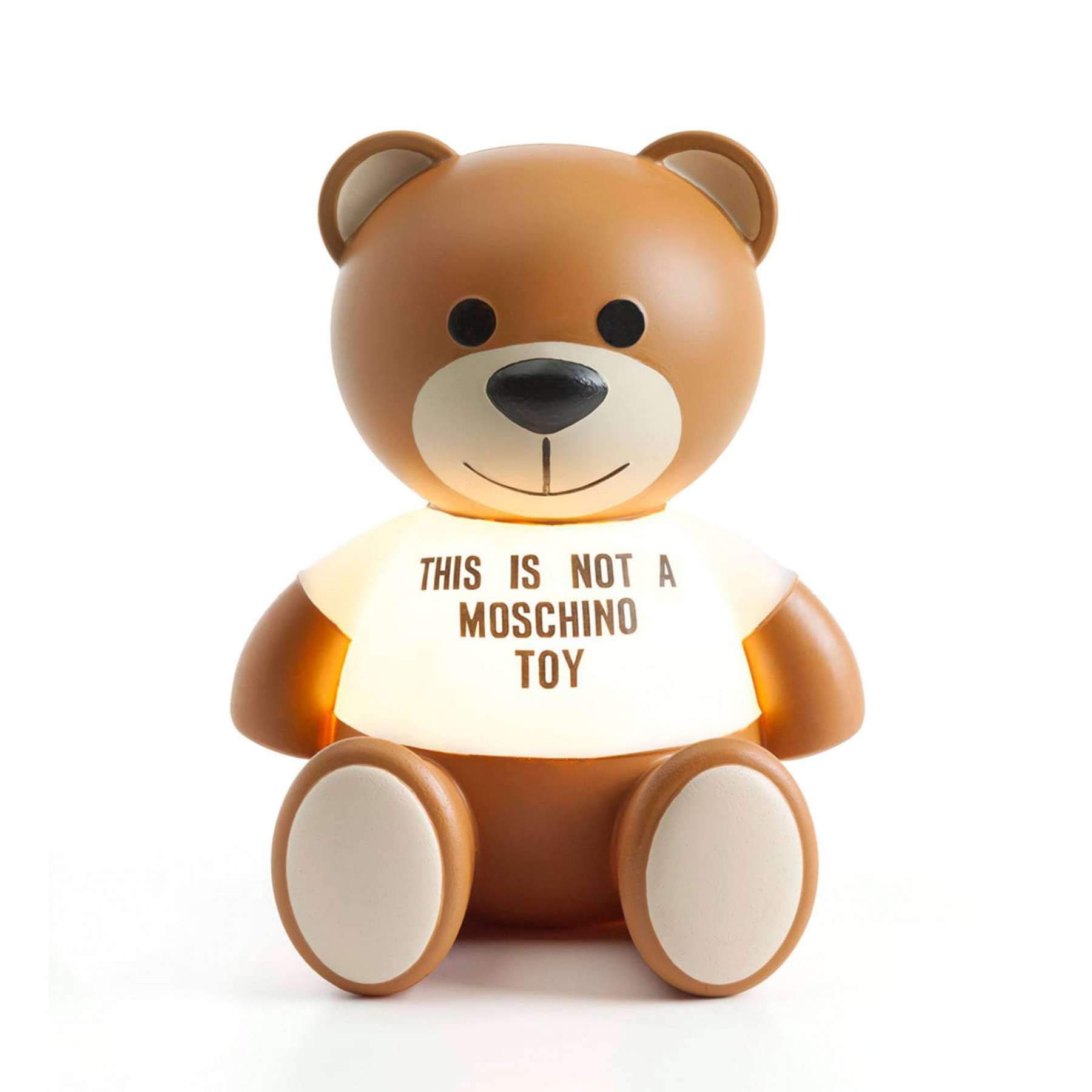 Kartell Toy Moschino Lampada da Tavolo 1.2 W, Tecnopolimero termoplastico verniciato, Marrone, 25x30x24 cm