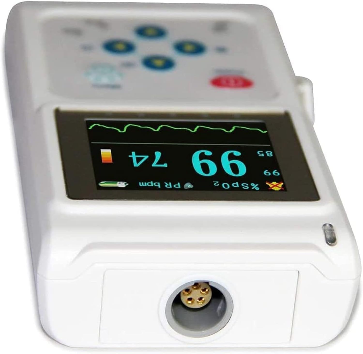 Oxímetro De Pulso Veterinario De Mano, Monitor De Frecuencia De Pulso Que Monitorea La Frecuencia Cardíaca Del Latido Del Corazón De Perros Y Gatos, Spo2 Oído/Lengua, For Gatos Y Perros