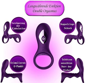 Pene Anillo Vibrador 10 Frecuencia Inalámbrica Remoto G Spot ...
