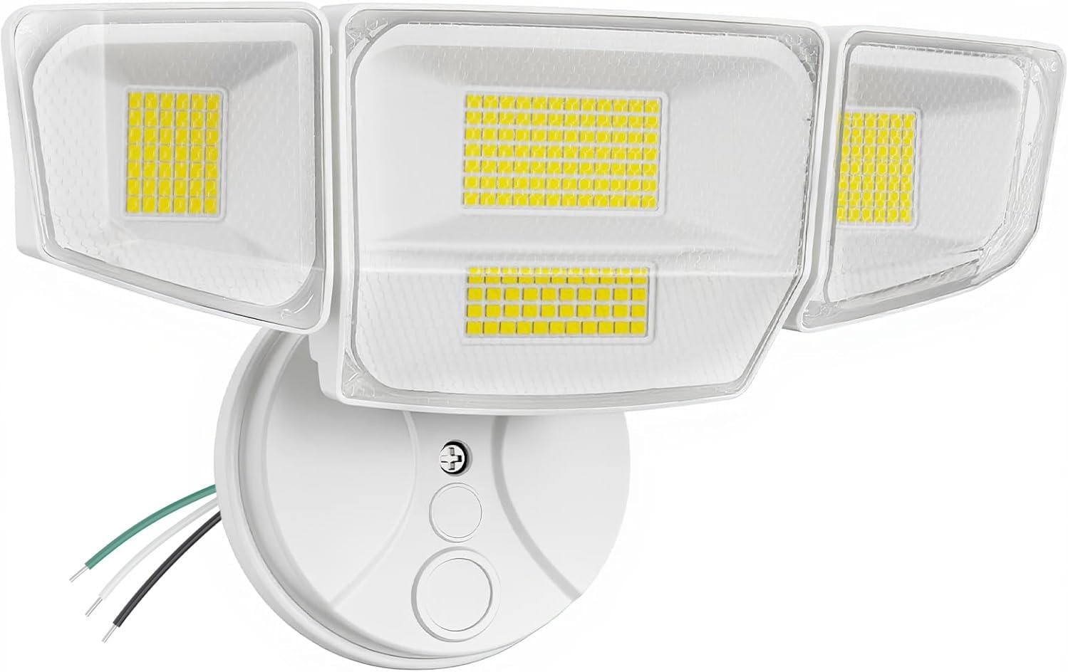 Abovizo 90W 10000LM Flood Lights Outdoor, LED Security Lights with 4 Heads, Switch Controlled, 6500K Daylight, IP65 Waterproof Exterior Floodlight for Outside, Garage, Yard, Porch, Eave