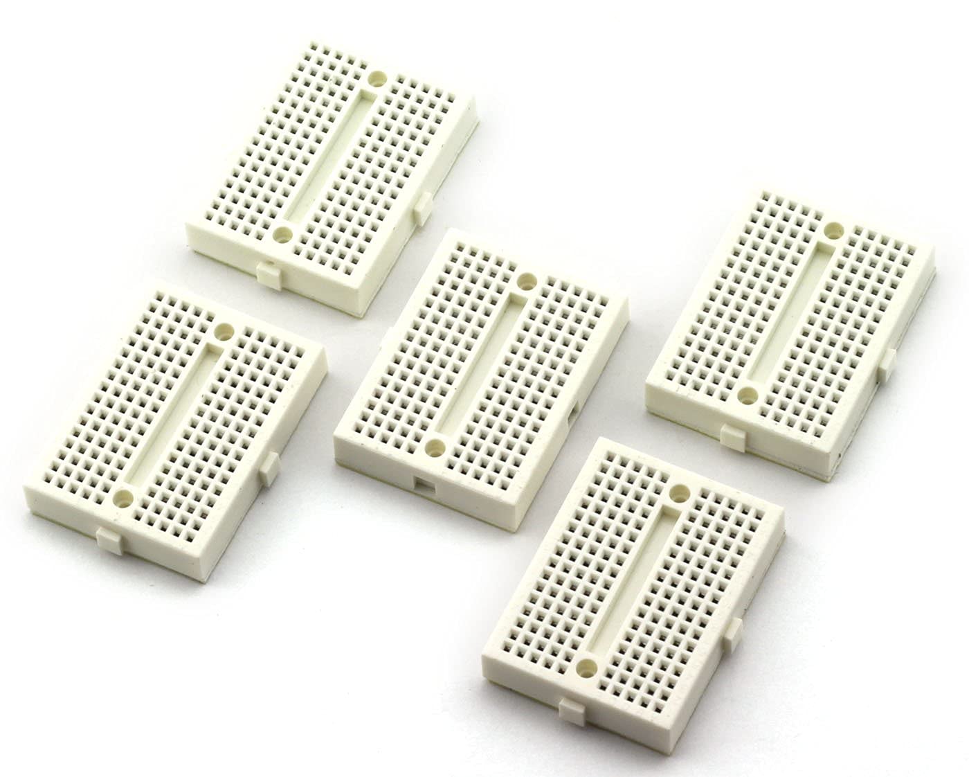 TECHDELIVERS® 5Pcs Mini Breadboard Kit 170 Points Mini Small Solderless Breadboard PCB Kit for Arduino Protoboard (B09GT71H6Z) Amazon Price History, Amazon Price Tracker