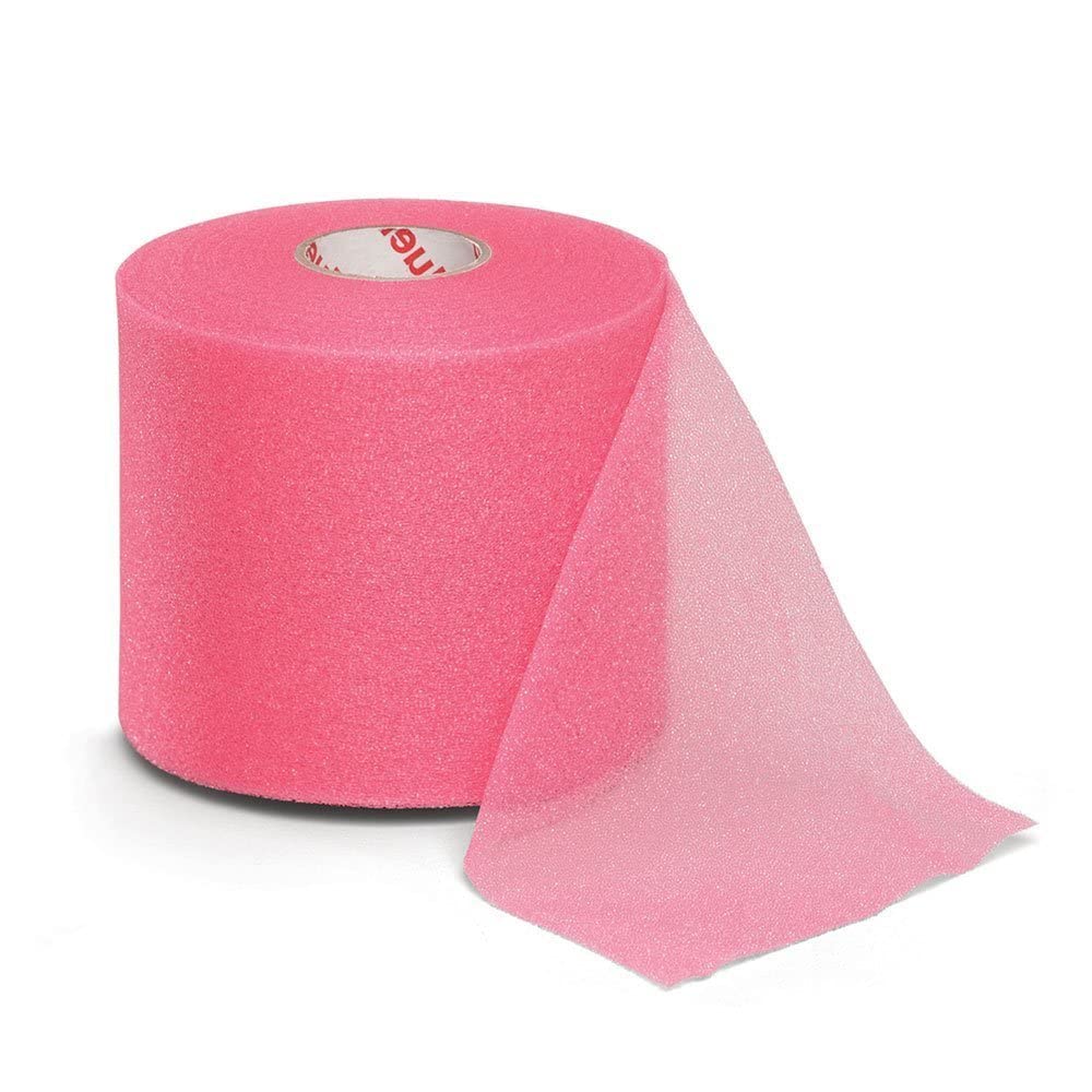 MWrap Underwrap Roll – Pink – 6.9cm x 27.4m – Multipurpose Athletic Pre Wrap for Taping, Football Shin Pads, Hair Hold & Cold Pack Support – Blister & Friction Protection – Prewrap Foam