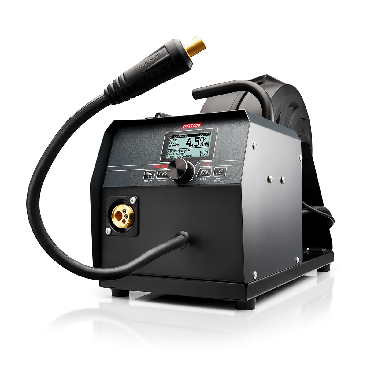 PATON MIG/MAG Feeder-15-4 (WA) unidad de alimentación de hilo digital 3 en 1 para soldadoras MIG – sistema con 4 rodillos de presión para hilos largos, accesorio profesional para soldadoras