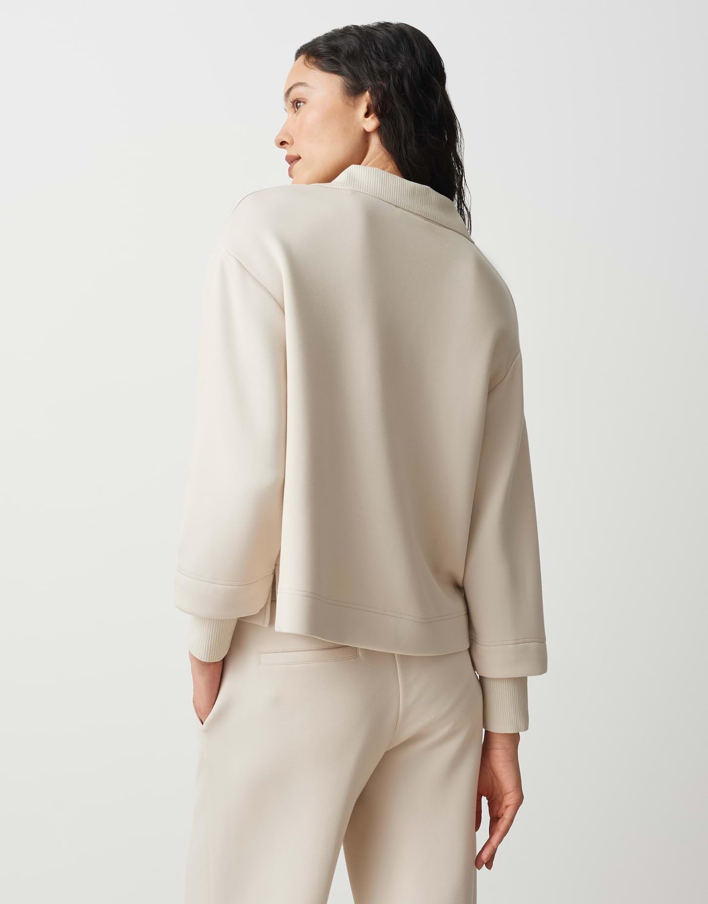 OPUS Damen Sweatshirt | GYHA Regular Sweatshirt im weichen Viskose Mix