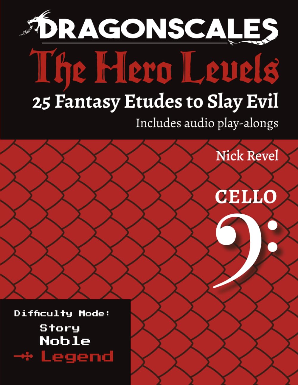 DragonScales Cello Legend 25 Fantasy Etudes methode violon violoncelle alto