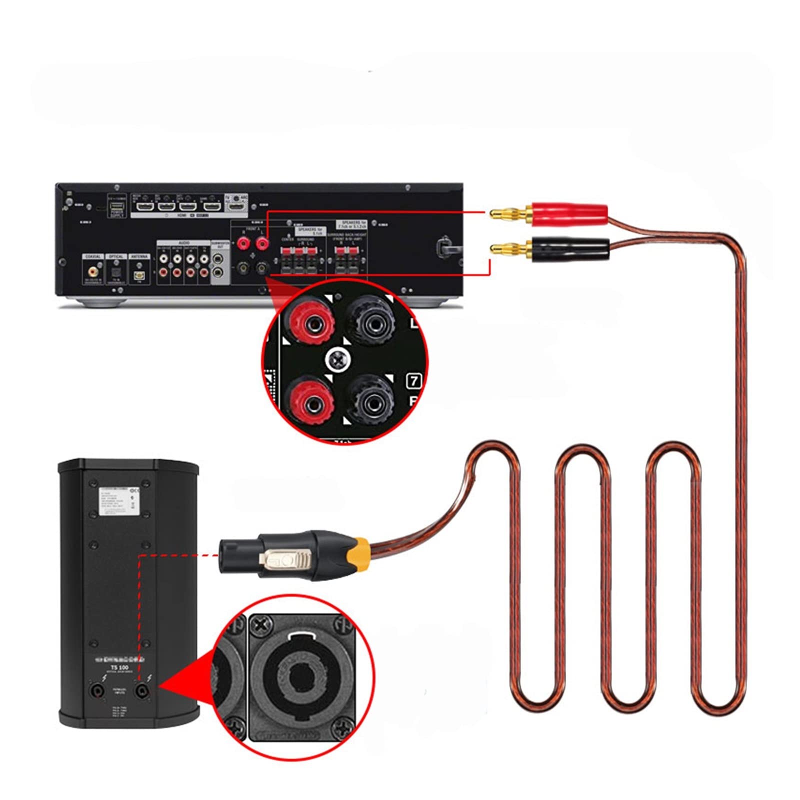 FOSTEX FS-4AS アクティブスピーカー ペア スタンド付き □FOSTEX FS