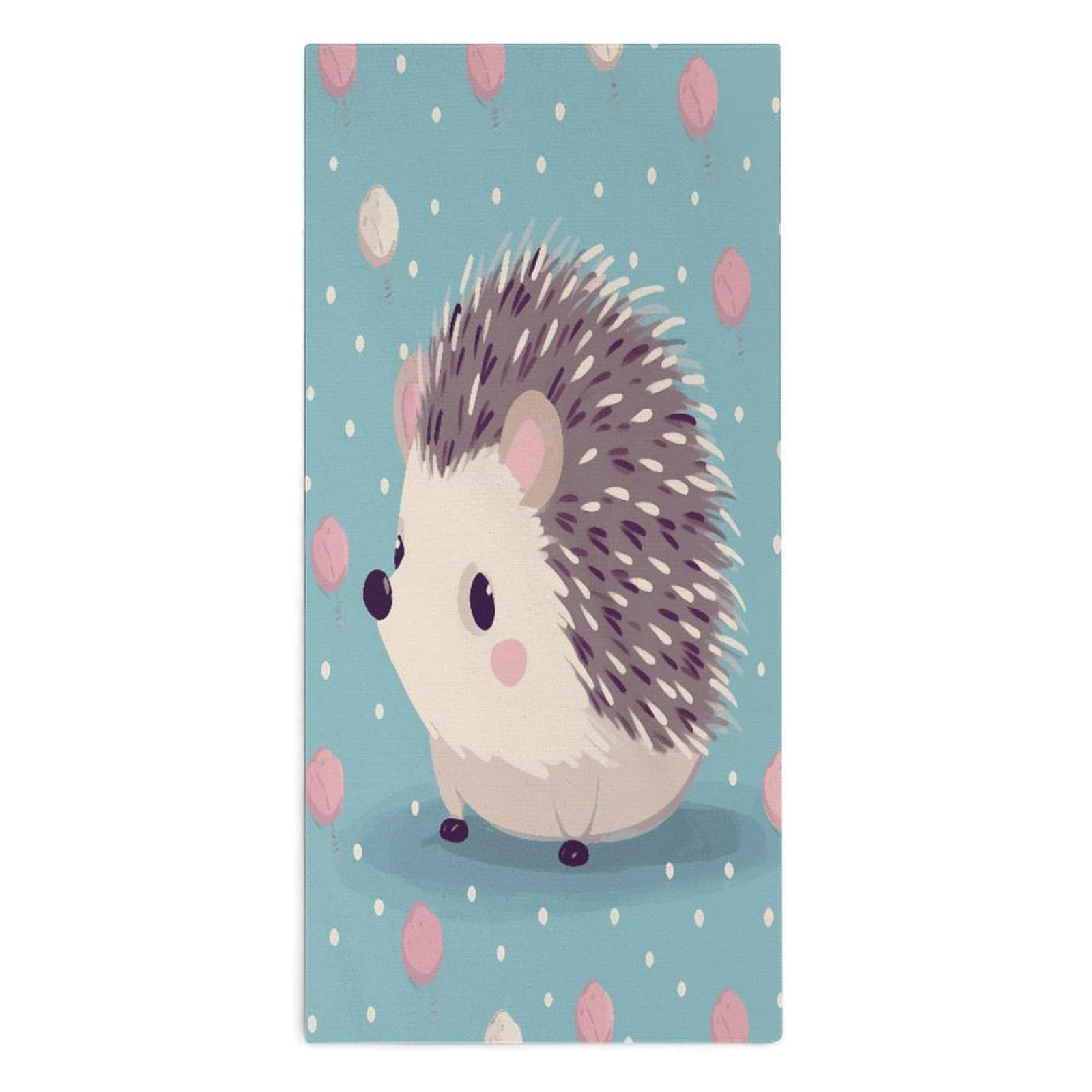 Btcowzrv Style Hedgehog Polkadot Bath Towel Beach Towels Shower Towel
