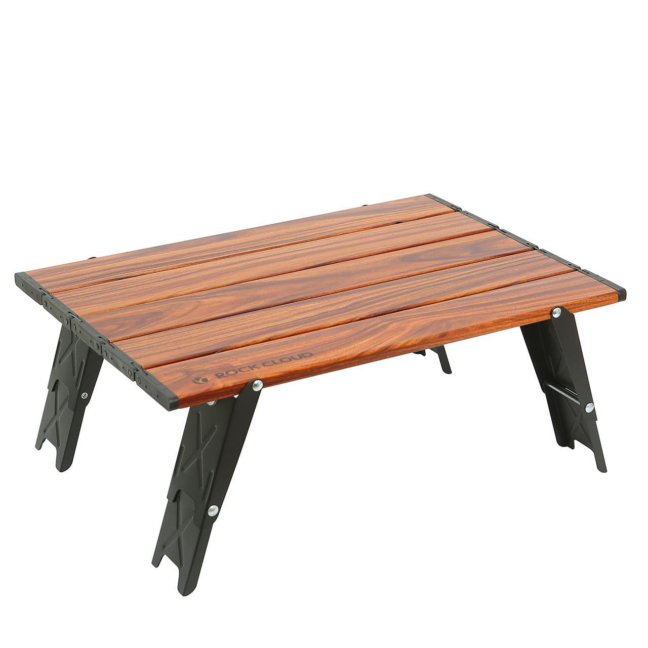 ROCK CLOUD Ultralight Folding Beach Table Adjust Height Aluminum Portable Mini Camping Table With Carry Bag for Picnic Fishing Outdoor BBQ Hiking Fishing