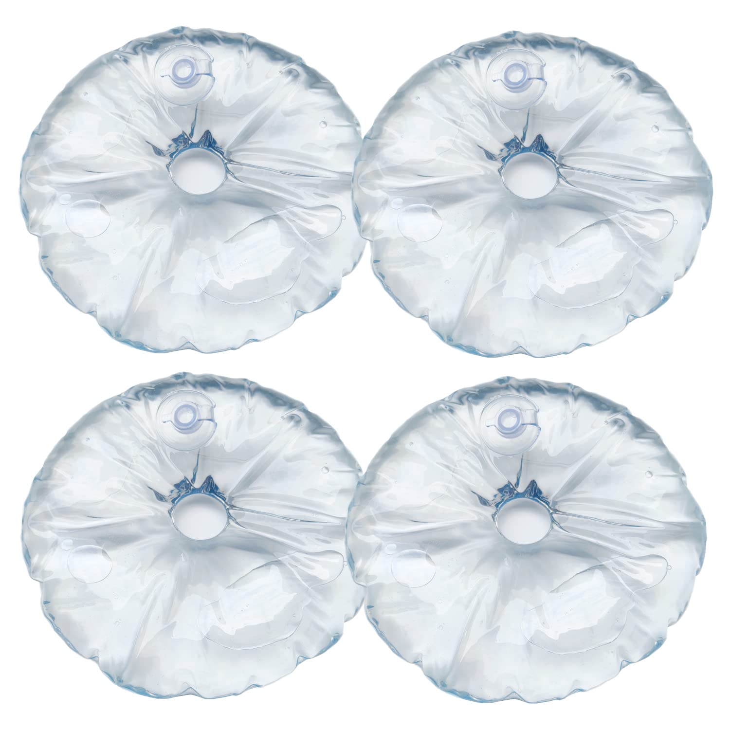 Balloon Stand Base,4 Pack Reusable Weight Bearing Bag for Table Balloon Stand,3 Lb Max Each (Transparent)