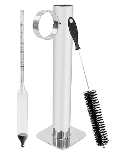 Kit de taza de prueba de hidrómetro de jarabe de arce, kit de densidad de jarabe de arce apto para probar la fabricación de caramelos de azúcar, kit