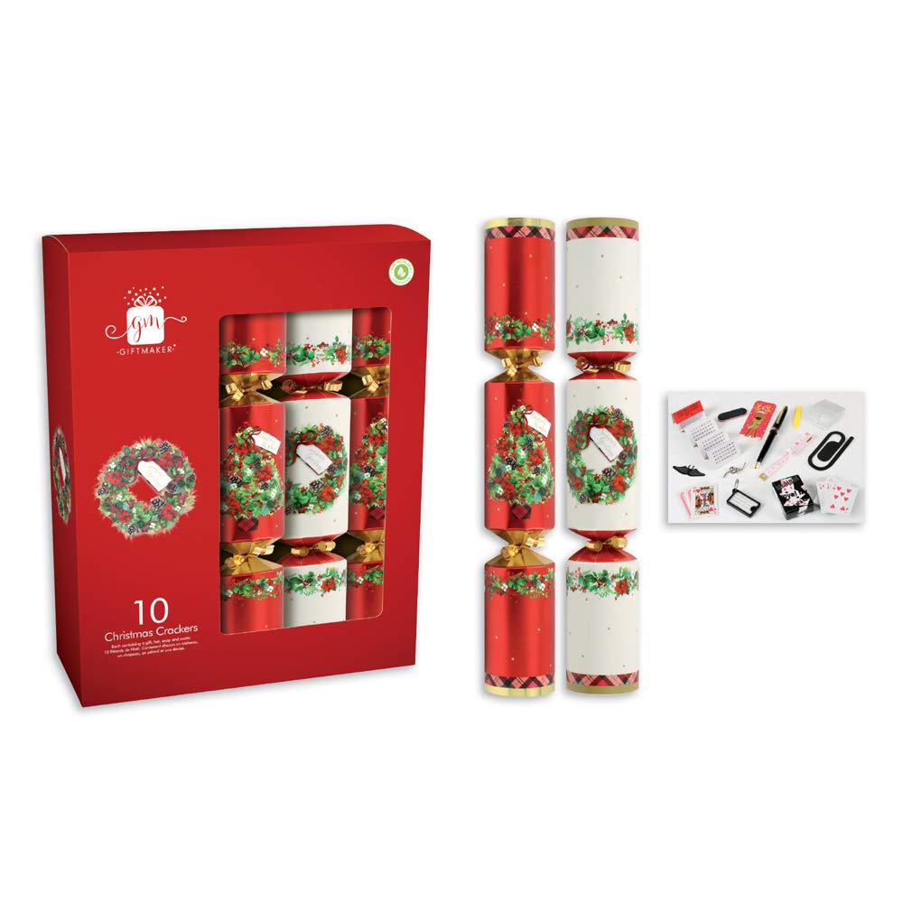 DesignGroup Christmas Crackers, Multi, 10x14 Inch