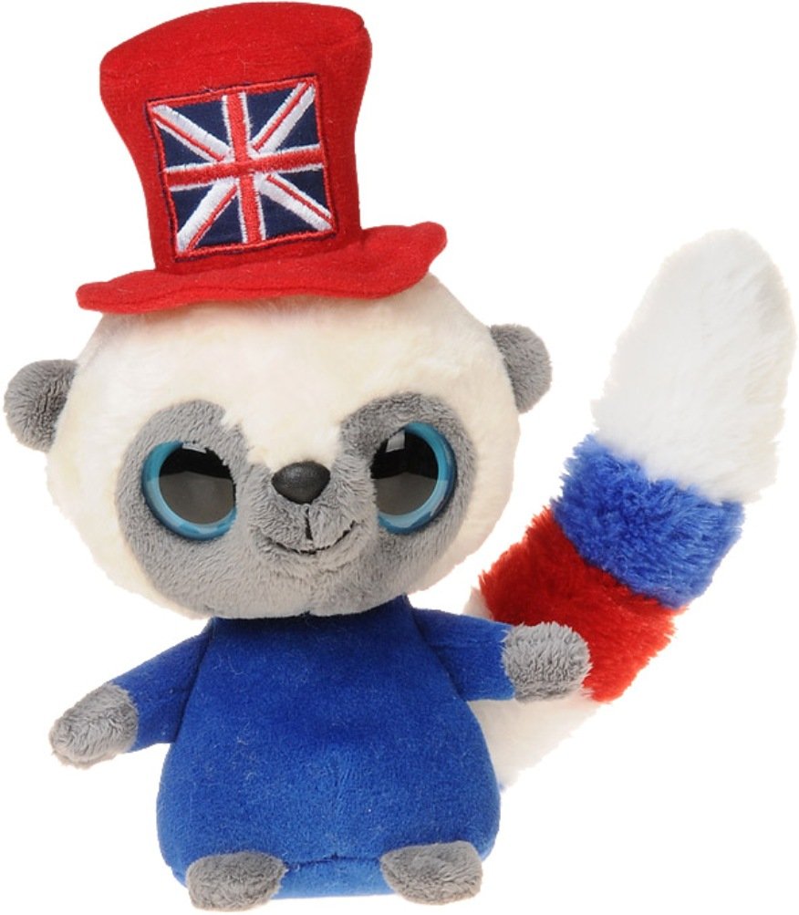 Aurora - Yoohoo con Bandiera Inglese sul Cappello, Peluche di 12,5 cm  [Importato da Regno Unito] : Amazon.it: Giochi e giocattoli
