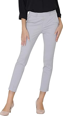 Marycrafts Womens Pull On Stretch Yoga Dress Business Work Pants