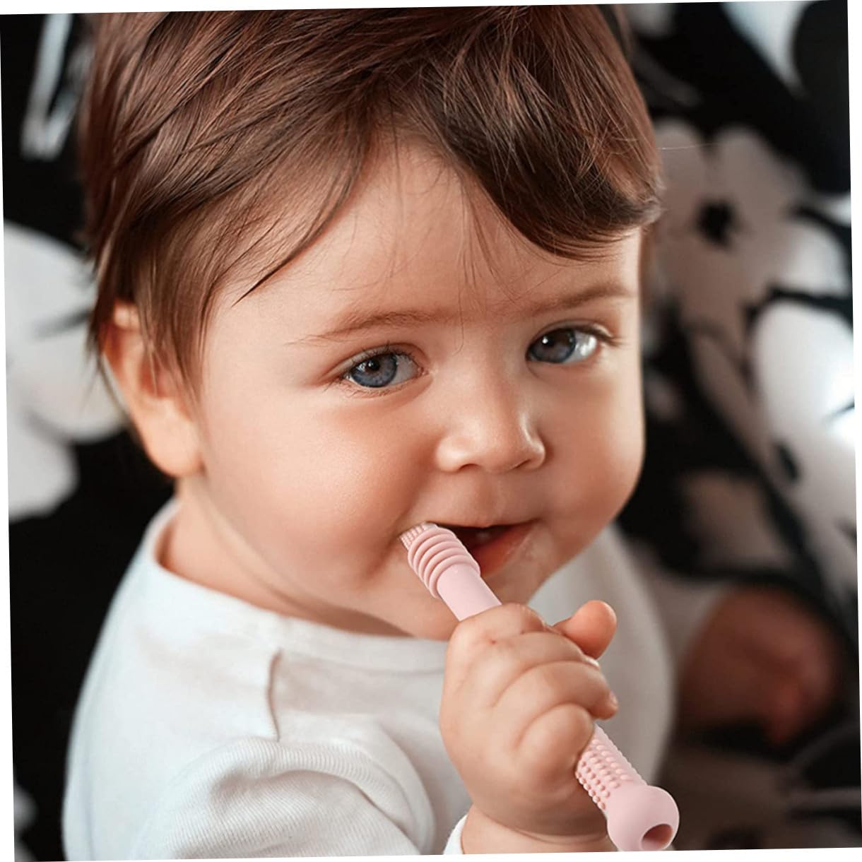 Giochi per Dentizione Silicone 6pezzi Tappo per Masticare per Dolori di Denti e Massaggio Gengive per Ragazzo Ragazza e Adulti