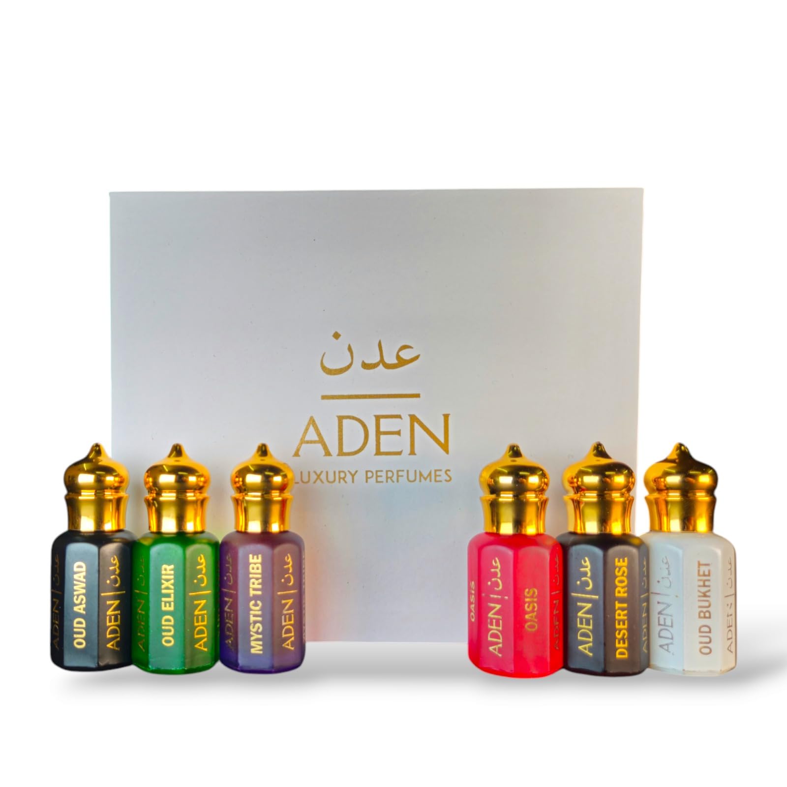Aden Luxury The First Drop Premium Non-Alcoholic Attars Set | Signature Oud, Amber & Floral Blends | Long-Lasting Unisex Perfume Oils | Exclusive Launch Edition Set of 6 (8ml)-image-19