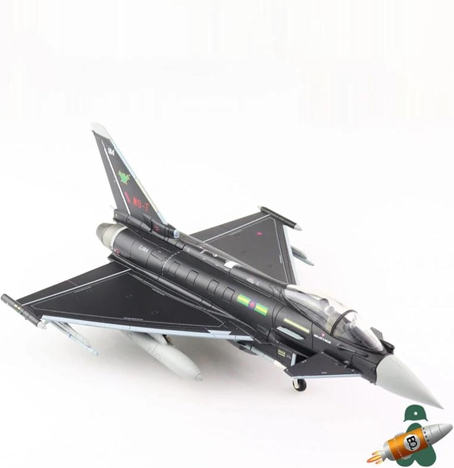 Miniature Scale Diecast 1 72 Scale Typhoon EF2000 Alloy Model Collection Souvenir Display Ornaments Flying Toy Game Kits
